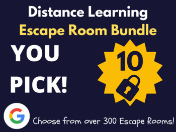 Preview of Distance Learning 4th Grade Custom Bundle You Pick 10 (Activities)