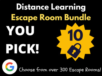 Preview of Distance Learning 5th Grade Custom Bundle You Pick 10 (Activities)