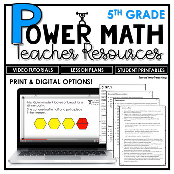 Preview of Distance Learning 5th Grade Math Lesson Plans With VIDEOS & Hands On Activities