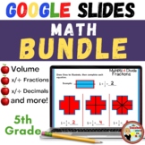 5th Math Activities Google Slides Digital Math - Volume, D