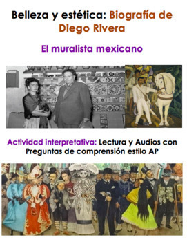 Preview of Distance Learning | AP SPANISH Lectura y Audio: Biografía de Diego Rivera