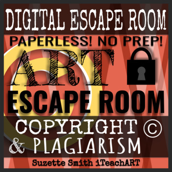 Preview of Distance Learning: ART Digital Escape Room - Copyright and Plagiarism