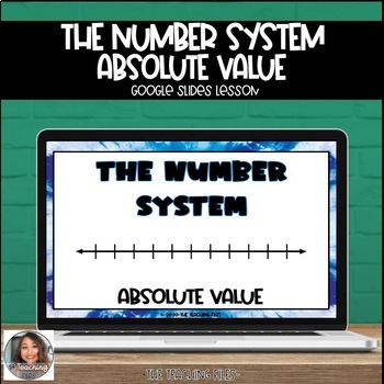 Preview of Distance Learning | Absolute Value Digital Lesson