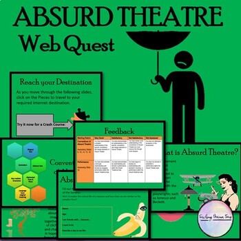 Preview of Distance Learning Absurd Theatre Webquest