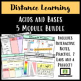 Distance Learning: Acids and Bases 5 Module Bundle