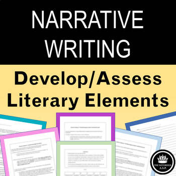 Preview of Distance Learning for Narrative Writing, Literary Devices, and Anaphora