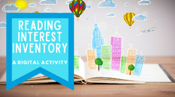 Preview of Distance Learning Adapted Reading Interest Inventory & PDF