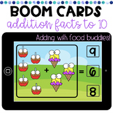 Distance Learning | Addition BOOM Cards | Addition Facts to 10
