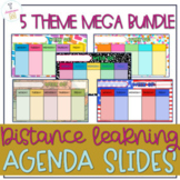 Distance Learning Agenda Slides for Digital Classrooms - M