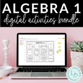 Distance Learning: Algebra 1 Digital Activities Bundle