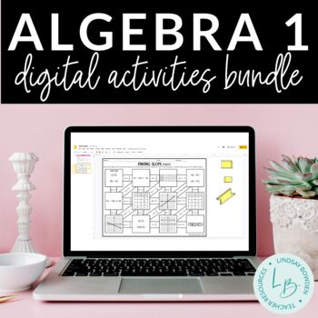Preview of Distance Learning: Algebra 1 Digital Activities Bundle