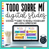 Distance Learning - All About Me in Spanish - Todo Sobre M
