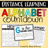 Distance Learning Alphabet Countdown: Perfect for End of Y