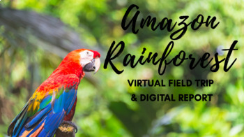 Preview of Distance Learning Amazon Rainforest Virtual Field Trip Google Slides