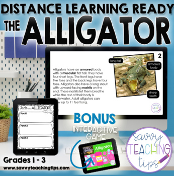 Preview of Distance Learning Animal Research  the ALLIGATOR