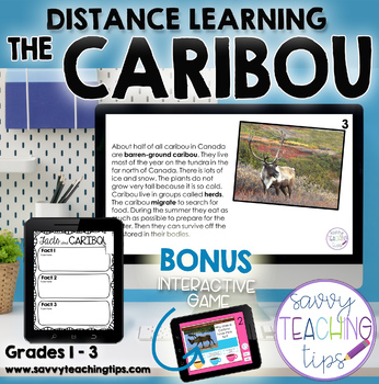 Preview of Distance Learning Animal Research  the CARIBOU