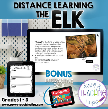 Preview of Distance Learning Animal Research  the ELK