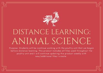 Preview of Distance Learning: Animal Science, Poultry Unit