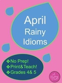 Distance Learning ~ April Rainy Idioms