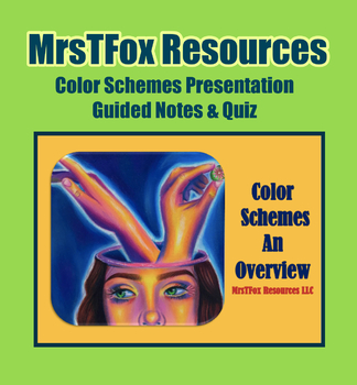 Preview of Art Color Theory Color Schemes Presentation Middle School Art High School Art