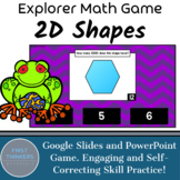 2D Shapes Google Slides PowerPoint Digital Math Game