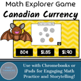 Counting Canadian Money Digital Math Game for Google Slide