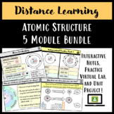 Distance Learning: Atomic Structure Unit 5 Module Bundle (