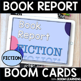 Distance Learning BOOM Cards FICTION BOOK REPORT