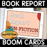 Distance Learning BOOM Cards Non-FICTION BOOK REPORT