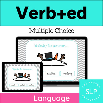 Preview of Multiple Choice Verb+ed