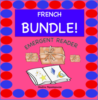 Preview of French Song EMERGENT READER BUNDLE!