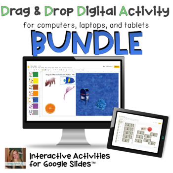 Preview of BUNDLE of Digital Drag and Drop Activities on Boom Cards and Google Slides