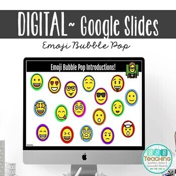 Preview of Distance Learning Back to School Editable Emoji Introduction Activity
