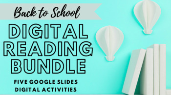Preview of Distance Learning Back to School Special Education Reading Bundle