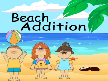 Preview of Distance Learning Beach Addition (BOOM CARDS)