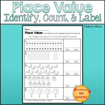 Tens And Ones Worksheet 1St Grade : Place Value Tens And Ones Worksheet