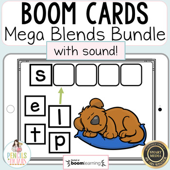 Preview of Digital Phonics Practice Bundle | Boom™ Cards | Final Blends Games