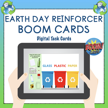 Preview of Earth Day Reinforcer for Language Boom Cards