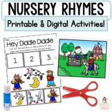 Nursery Rhymes | Boom™ Cards Digital and Printable Retell 