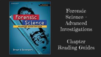 Preview of Distance Learning Brown & Davenport Forensics Reading Guides *Growing Bundle*