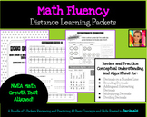 Distance Learning Bundle | NWEA-Aligned Math Fluency Revie
