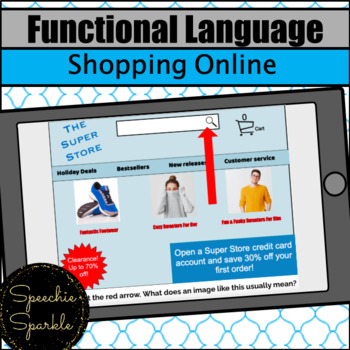 Preview of Distance Learning Bundle - Online Shopping