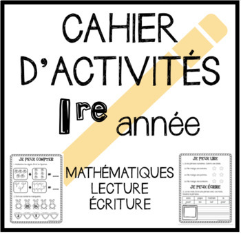 Preview of Distance Learning: CAHIER D'ACTIVITÉS- 1re année (FRENCH)