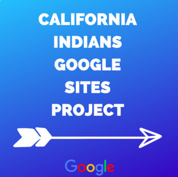Preview of Distance Learning California Indians Google Sites Project