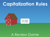 Distance Learning- Capitalization Review Game (editable)