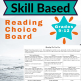 Distance Learning Choice Board for Advanced Students