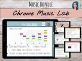 Chrome Music Lab Task Cards Bundle | Virtual Learning Friendly