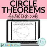 Distance Learning: Circle Theorems Digital Task Cards