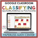 Distance Learning / Classifying Quadrilaterals & Polygons 