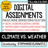 Climate vs. Weather Digital Activities | Distance Learning